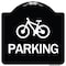 Signmission D4-3 Bicycle Parking Bicycle Parking Heavy-Gauge Aluminum Sign, 18" x 18", BW-1818-24199 A-DES-BW-1818-24199 - alternate 1